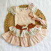 Baby Girls Frilly Skirt - SWEET CHESTNUT