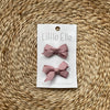 Girls Flutter Bow Clip 2 Pack