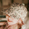 Baby Girls Linen Reversible Flap Hat | PENELOPE/ROSA