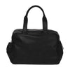 Faux Leather Carry All Nappy Bag | BLACK