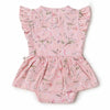 Organic Cotton Baby Dress PINK WATTLE